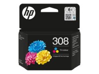 HP 308 Tri-color Original Cyan, Magenta, Gul