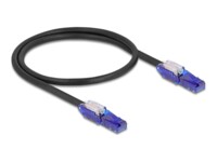 DeLOCK CAT 6 Ikke afskærmet parsnoet (UTP) 50cm Netværkskabel Sort