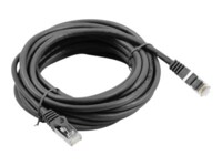 Lanberg CAT 6 Kabel med folie og kobberfletning (FTP) 15m Patchkabel Sort RAL 9004