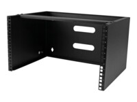 StarTech.com '6U Wall Mount Patch Panel Bracket - Deep - 19'' Patch Panel Rack for Shallow Network Equipment- 44lbs Capacity (WALLMOUNT6)' Kabinet Sort
