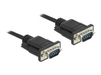 Delock Serielt kabel 50cm Sort