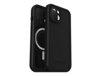 OtterBox FRE Beskyttende vandtæt etui Sort Apple iPhone 15