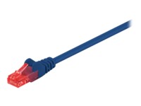 goobay CAT 6 Ikke afskærmet parsnoet (UTP) 10m Patchkabel Blå