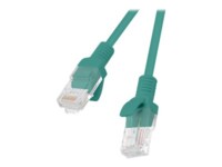 Lanberg CAT 5e Ikke afskærmet parsnoet (UTP) 1m Patchkabel Grøn RAL 6024