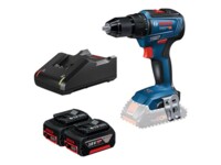 Bosch GSR Professional 18V-55 Bore-/skruemaskine 18V Uden batteri 2 batterier inkluderet