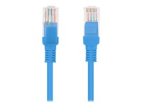Lanberg CAT 5e Ikke afskærmet parsnoet (UTP) 10m Patchkabel Blå RAL 5012