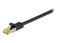 goobay CAT 7 SFTP, PiMF 25m Patchkabel Sort