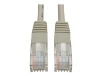 Eaton Tripp Lite Series Cat5e 350 MHz Molded (UTP) Ethernet Cable (RJ45 M/M), PoE - Gray, 1 ft. (0.31 m) CAT 5e Ikke afskærmet parsnoet (UTP) 30cm Patchkabel Grey