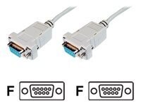 DIGITUS Afskærmet 1.8m Nulmodem-kabel Beige
