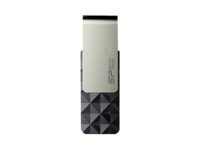 SILICON POWER Blaze B30 8GB USB 3.0 USB stick Sort Sølv