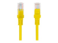 Lanberg CAT 6 Ikke afskærmet parsnoet (UTP) 0.5m Patchkabel Yellow RAL 1028