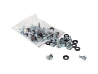 Intellinet Cage Nut Set, 20 Pieces Rack skruer, møtrikke og pakningsskiver Sølv