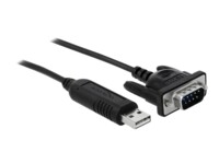 Delock Serielt kabel 1.8m Sort