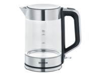 SEVERIN Kedel 1.7liter Glass/brushed stainless steel/black