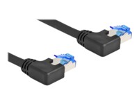 DeLOCK CAT 6a S/FTP 1m Patchkabel Sort