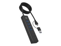 ICY BOX IB-HUB1737-C3 Sort