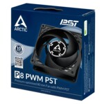 ARCTIC P8 PWM PST Fan 1-pack Sort 80 mm