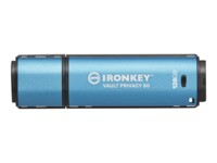 Kingston IronKey Vault Privacy 50 Series 128GB USB 3.2 Gen 1 USB stick Blå