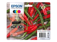 Epson 503 Multipack Sort Gul Cyan Magenta Blæk C13T09Q64020
