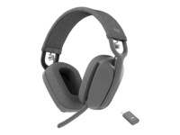 Logitech Zone Vibe Wireless Trådløs Høretelefoner Sort Grå