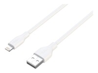 DELTACO Lightning-kabel 1m Hvid