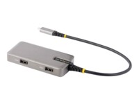 StarTech.com USB-C Multiport Adapter, 4K 60Hz HDMI w/HDR, 2-Port 5Gbps USB 3.0 Hub, 100W Power Delivery Pass-Through, GbE, USB Type C Mini Docking Station, Works with Chromebook certified - Windows, macOS (103B-USBC-MULTIPORT) USB-C / USB4 / Thunderbolt 3