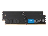 Crucial DDR5 SDRAM 64GB kit 3200MHz CL52 Clocked unbuffered On-die ECC DIMM 288-PIN