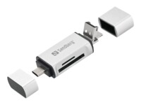 Sandberg Kortlæser Micro USB / USB / USB-C