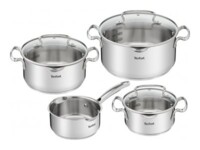 Tefal Duetto+ G719S734 Madlavningssæt Sølv Transparent