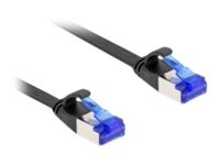 DeLOCK CAT 6a S/FTP 1m Patchkabel Sort