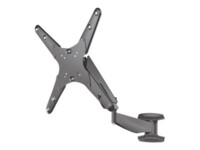 Manhattan TV & Monitor Mount, Wall, Spring Arm, 1 screen, Screen Sizes: 21-55', Black, VESA 75x75 to 400x400mm, Max 30kg, LFD, Height Adjustable Swivel Arm, Lifetime Warranty