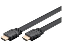 High Speed HDMI™ Flat Cable with Ethernet, 1.5 m, black