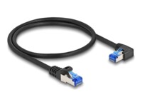 DeLOCK CAT 6a S/FTP 50cm Netværkskabel Sort
