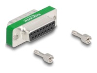 Delock RF/EMI Interference Suppression Filter D-Sub 15 pin male to female with low-pass filter capacitive