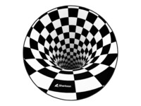 Sharkoon SKILLER SFM12 3D Vortex Stolemåtte Rund Sort Hvid