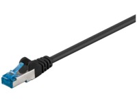 CAT 6A Patch Cable S/FTP (PiMF), black, 7.5 m