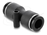 Delock Pneumatic Connector 10 mm with mounting hole straight