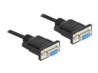Delock Serielt kabel 5m Sort
