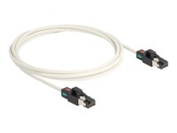 DeLOCK CAT 6a S/FTP 2m Patchkabel Hvid