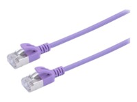 Prokord Slim CAT 6a U/FTP 2m Netværkskabel Lilla