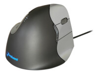 Evoluent VerticalMouse 4 Optisk Kabling Grå Sølv