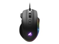 Sharkoon SHARK Force 3 Optisk Kablet Sort