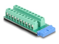 Delock USB-adapter Blå Grøn