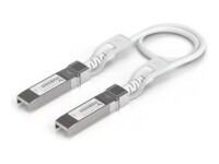 Ubiquiti UniFi 30cm 25GBase-kabel til direkte påsætning Hvid