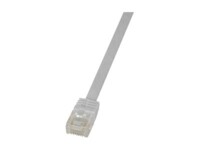 LogiLink SlimLine CAT 6 Ikke afskærmet parsnoet (UTP) 2m Patchkabel Hvid