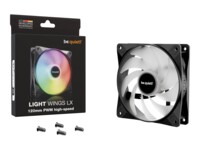 be quiet! Light Wings LX Fan 1-pack Sort 120 mm