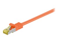 goobay CAT 7 SFTP, PiMF 1.5m Patchkabel Orange
