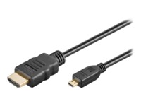 goobay HDMI han -> Mikro HDMI han 1.5 m Sort