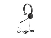 Jabra Evolve 30 II UC Mono Kablet Høretelefoner Sort