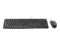 Logitech Desktop MK120 Sæt med mus og tastatur Kablet US International